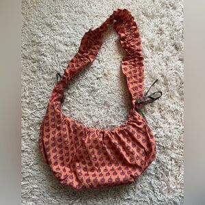Boho fabric should/crossbody bag with cute prints